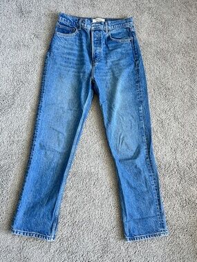 Reformation Cynthia High Rise Straight Jeans